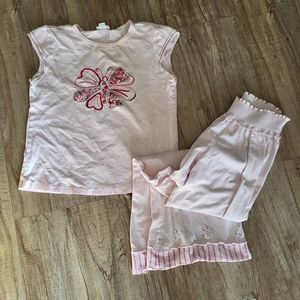Naartje Cap Sleeve and Wide Leg Pants set Size 10 XXXL